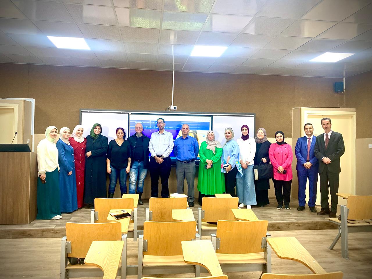 تربوية اليرموك تعقد ورشة متخصصة بالتوأمة الإلكترونية