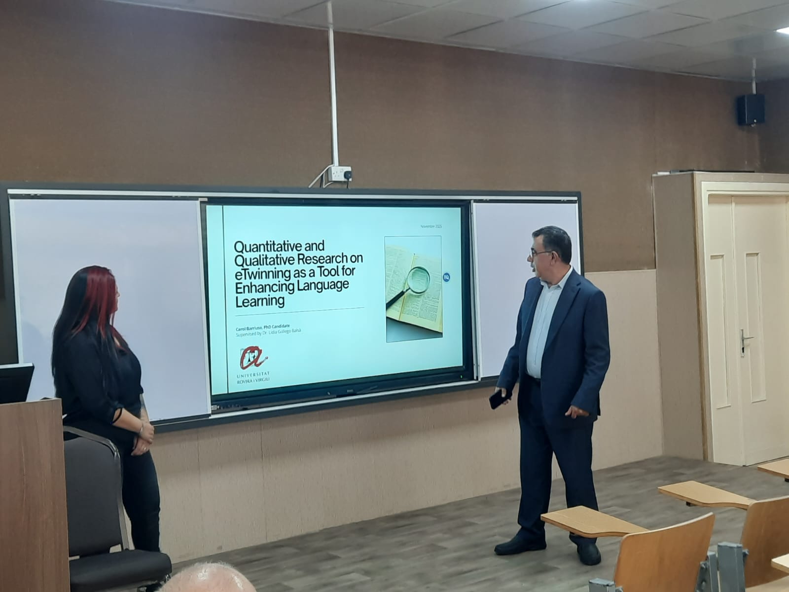 كلية العلوم التربوية تعقد ندوة حول منهجية البحث النوعي والكمي 