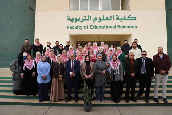 كلية العلوم التربوية تُحيي القيم الوطنية بزراعة “64 شتلة وفاء” في رحاب اليرموك